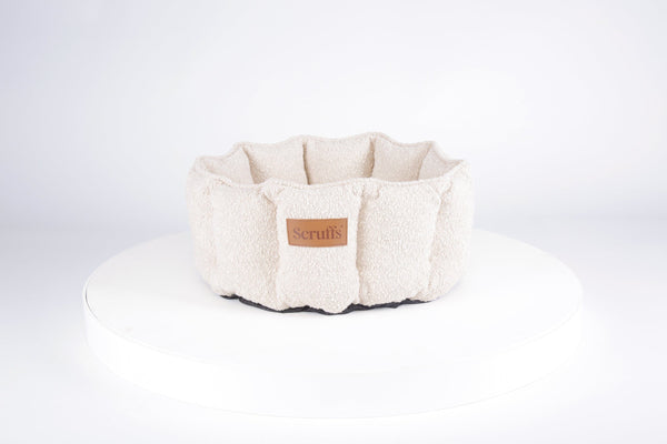 Boucle Cat Bed - Ivory Cat Bed Scruffs® 