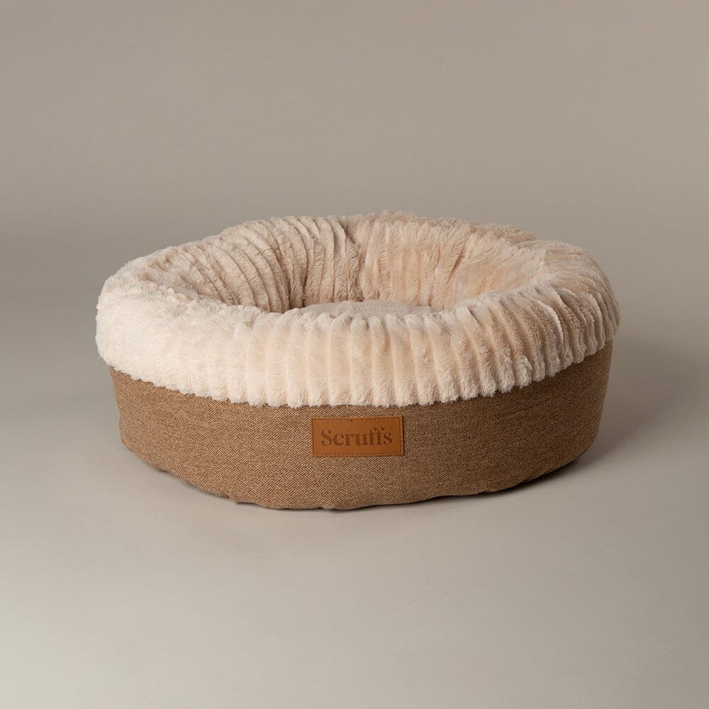 Ellen Donut Bed - Tan Dog Bed Scruffs® 