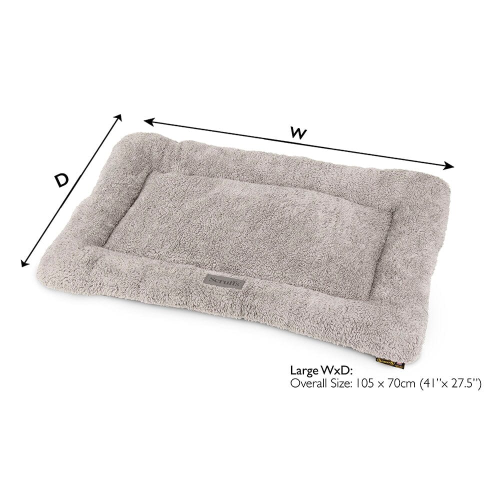 Cosy Crate Mat - Grey Dog Bed Scruffs® 