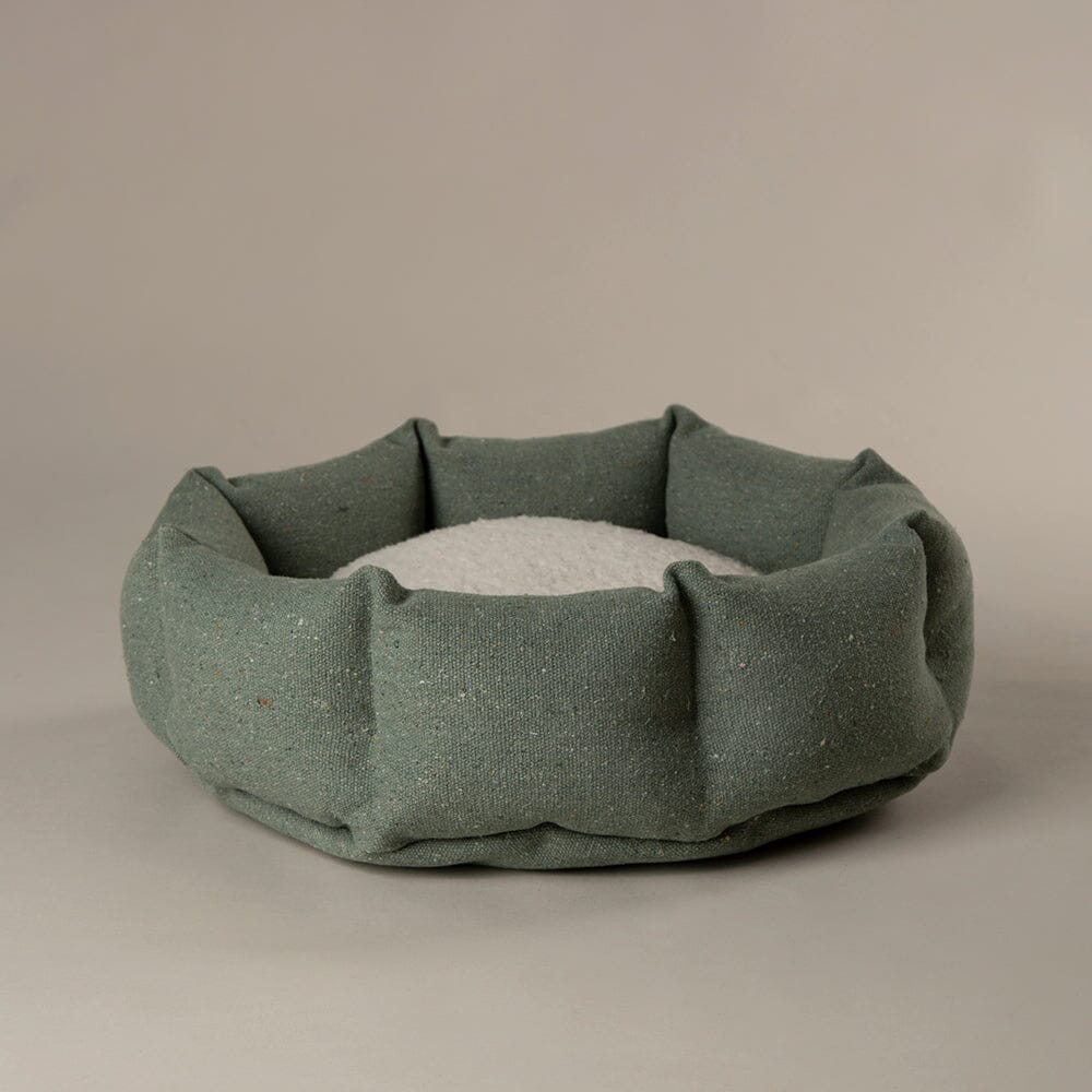 VARIABLE PETBED, pet bed vegan suede, 50x50 up high quality to max. 90 x 90 cm, foldable, WENDBAR, washable, dimensionally stable, warming & soft, exclusive