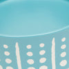 Aztec 2 Piece Cat Food Bowl & Saucer Set - Turquoise Blue Pet Bowls, Feeders & Waterers Scruffs® 
