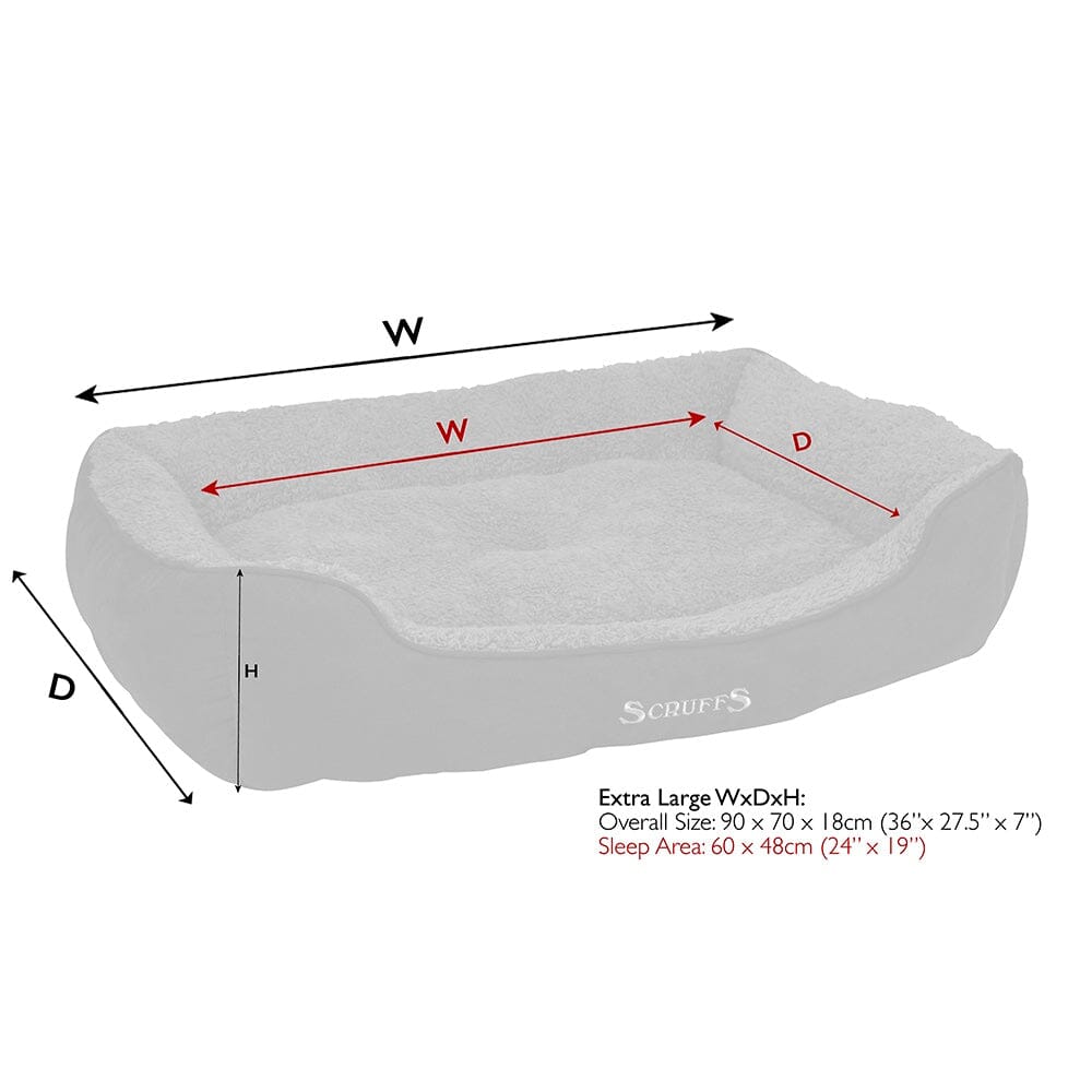 Dog bed 90 x 60 sale