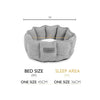 Boucle Cat Bed - Blush Pink Cat Bed Scruffs® 