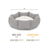 Eden Cat Bed - Cream