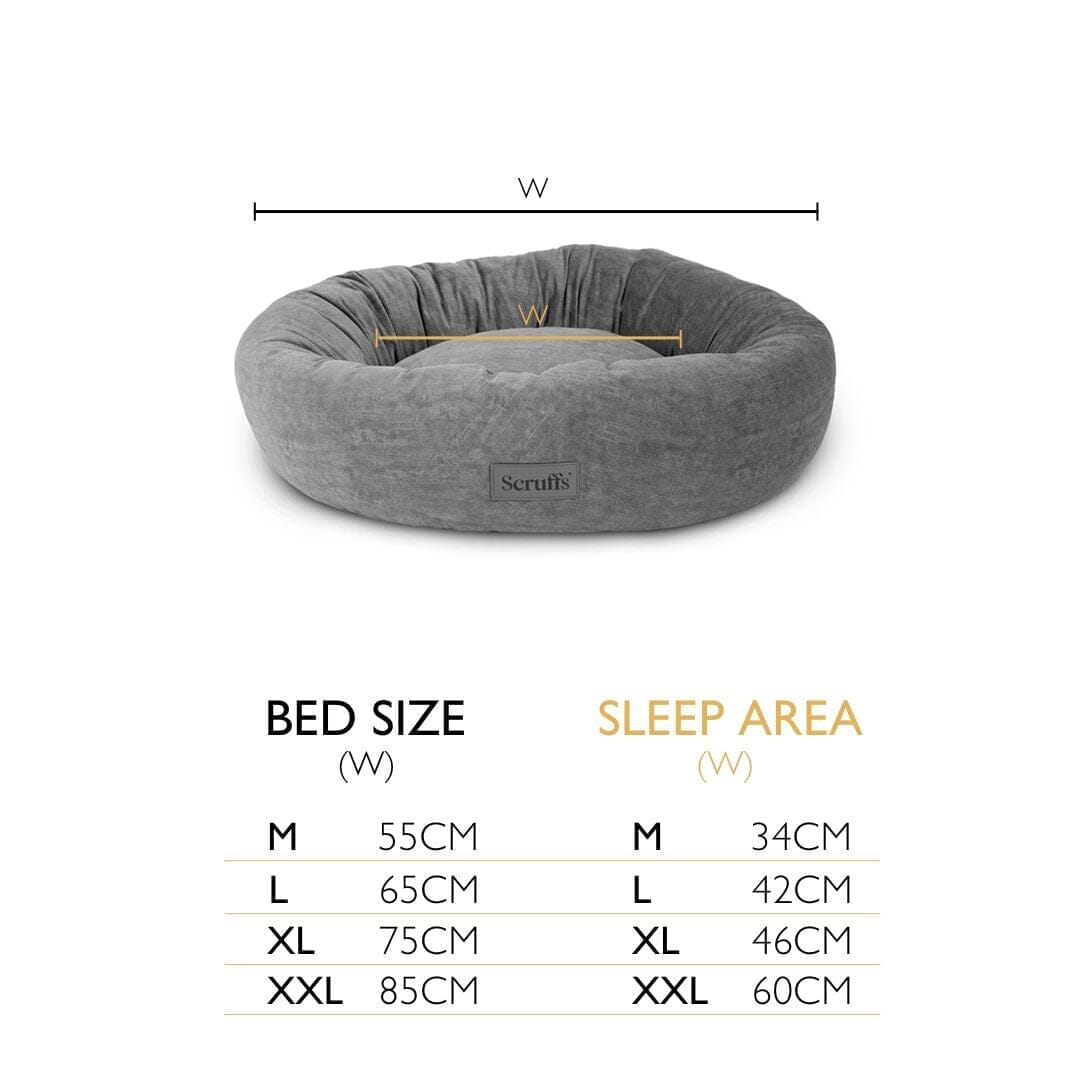 Oslo Ring Bed - Stone Grey Dog Bed Scruffs® 