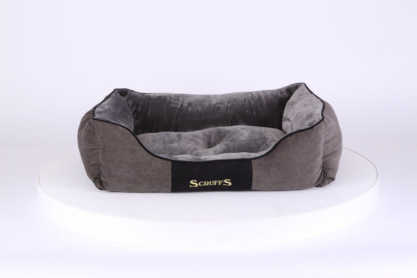 Chester Box Dog Bed - Graphite Grey Dog Bed Scruffs® 